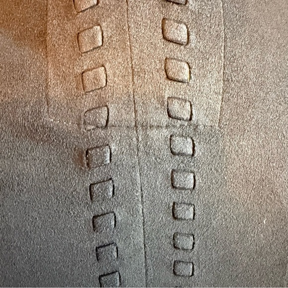 NWOT Bob Timberlake Olive Green Faux Suede Drape Jacket - Picture 4 of 10